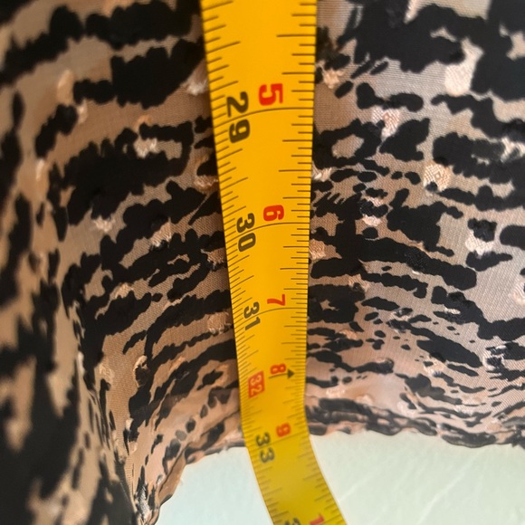 Zara animal print with bow tie bodycon size S - Picture 7 of 9